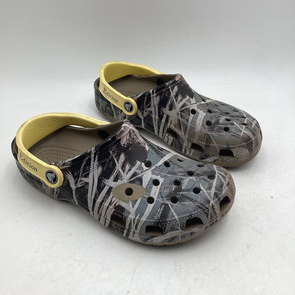 Crocs Duck Commander Limited Edition Camo Clogs Mens 7 Women's 9
